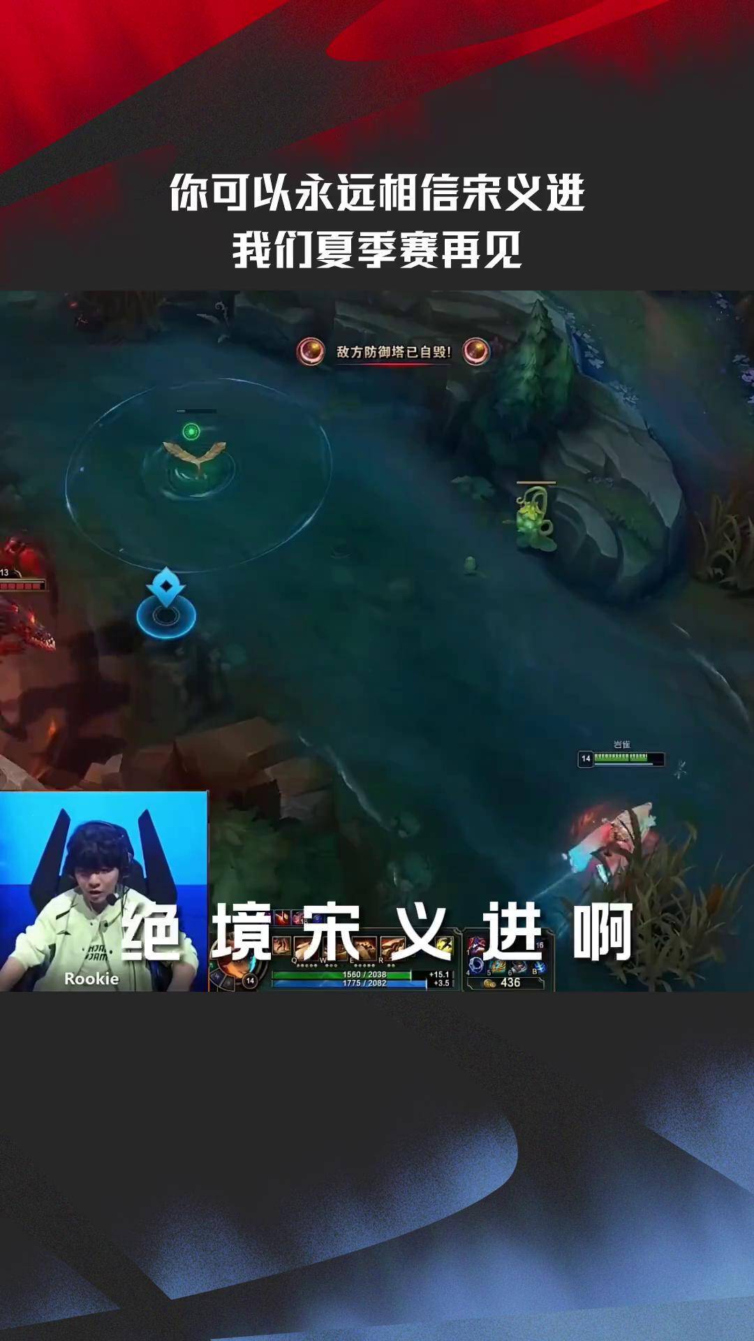 关于Rookie关键节点高光表现，DWG带队取胜！的信息